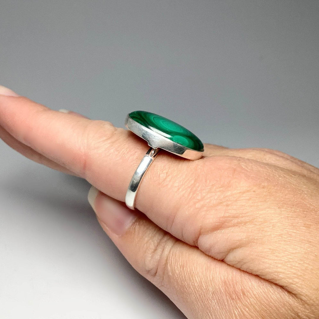 Malachite Ring-Rocks and Gems Canada