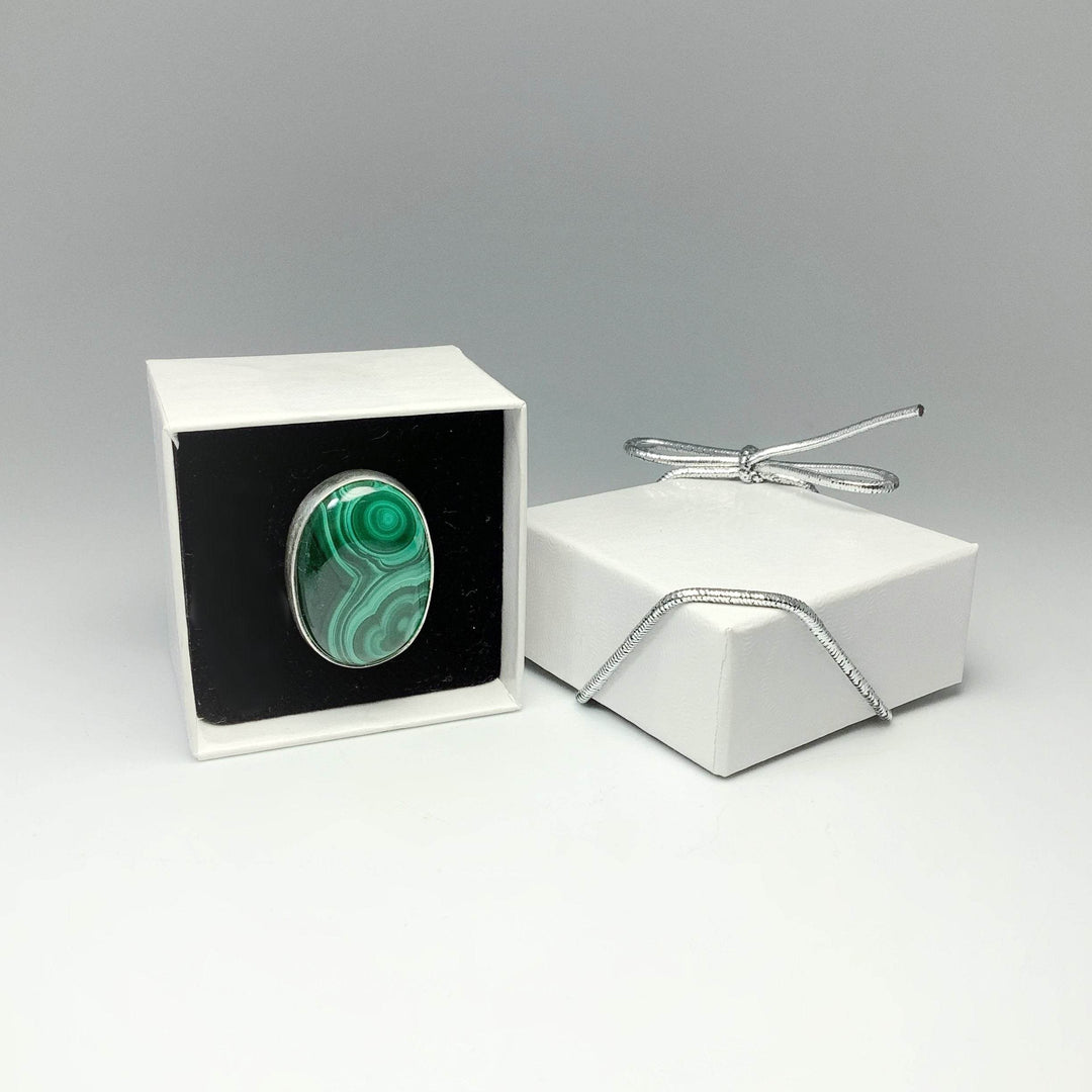 Malachite Ring-Rocks and Gems Canada