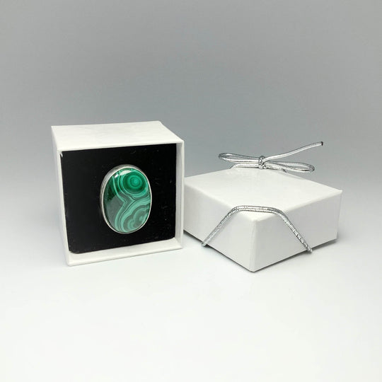 Malachite Ring-Rocks and Gems Canada