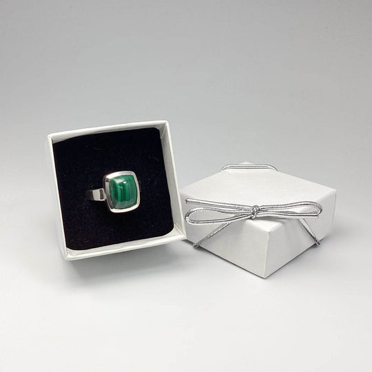 Malachite Ring-Rocks and Gems Canada