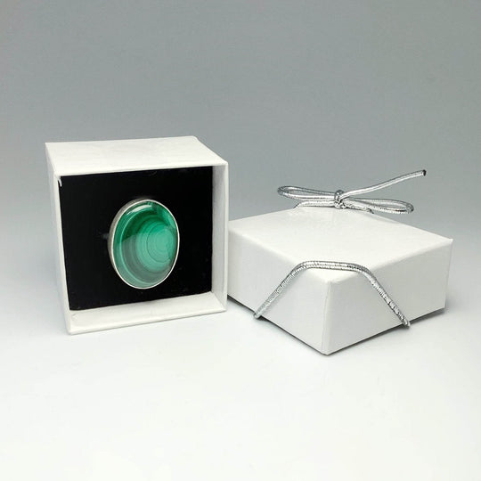 Malachite Ring-Rocks and Gems Canada