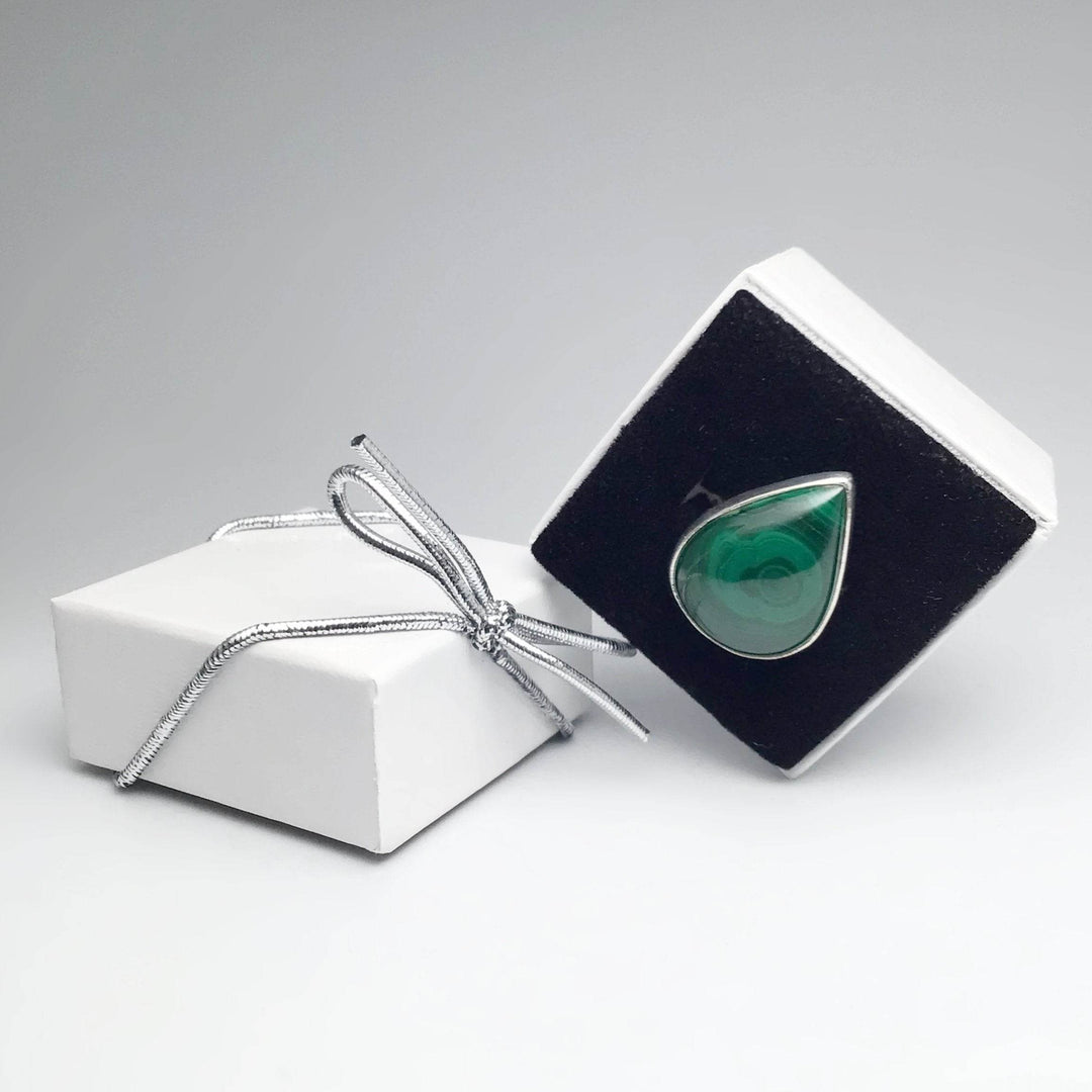 Malachite Ring-Rocks and Gems Canada