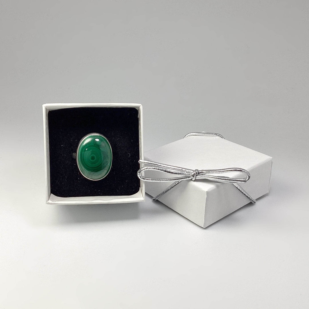 Malachite Ring-Rocks and Gems Canada