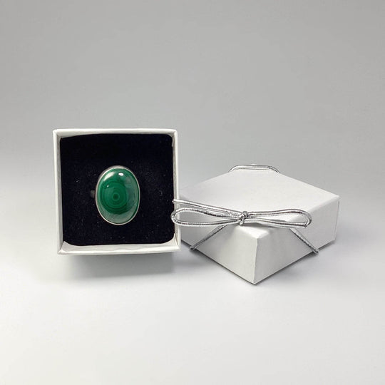 Malachite Ring-Rocks and Gems Canada