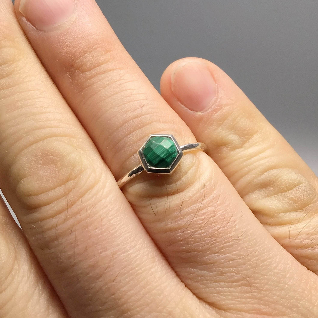 Malachite Ring-Rocks and Gems Canada