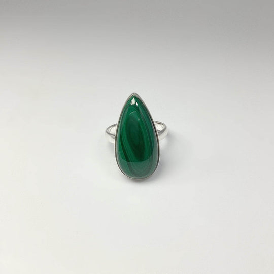 Malachite Ring-Rocks and Gems Canada