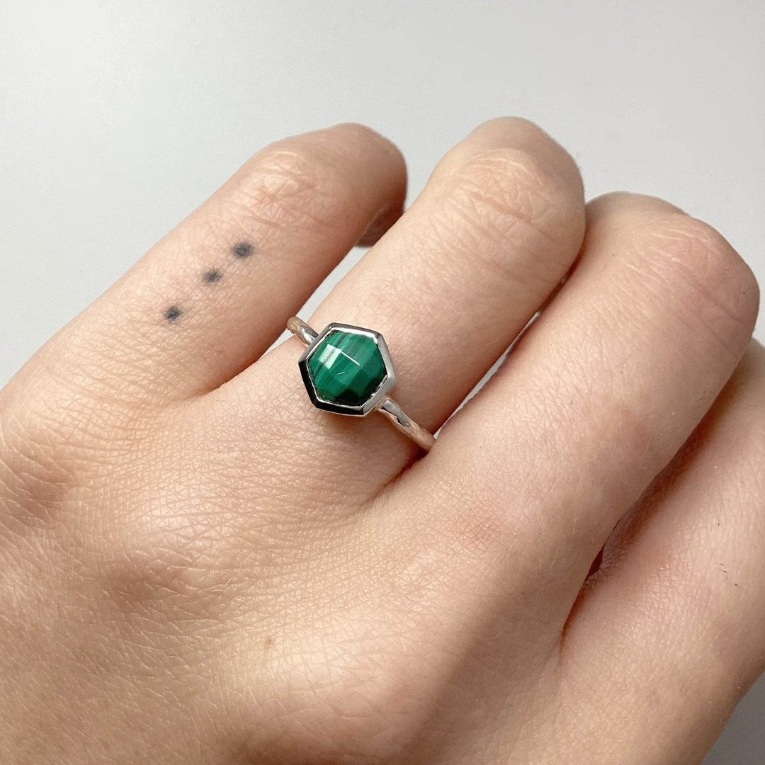 Malachite Ring-Rocks and Gems Canada