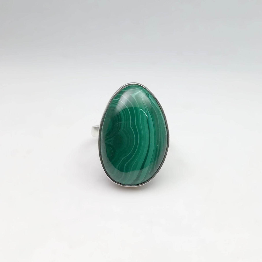 Malachite Ring-Rocks and Gems Canada