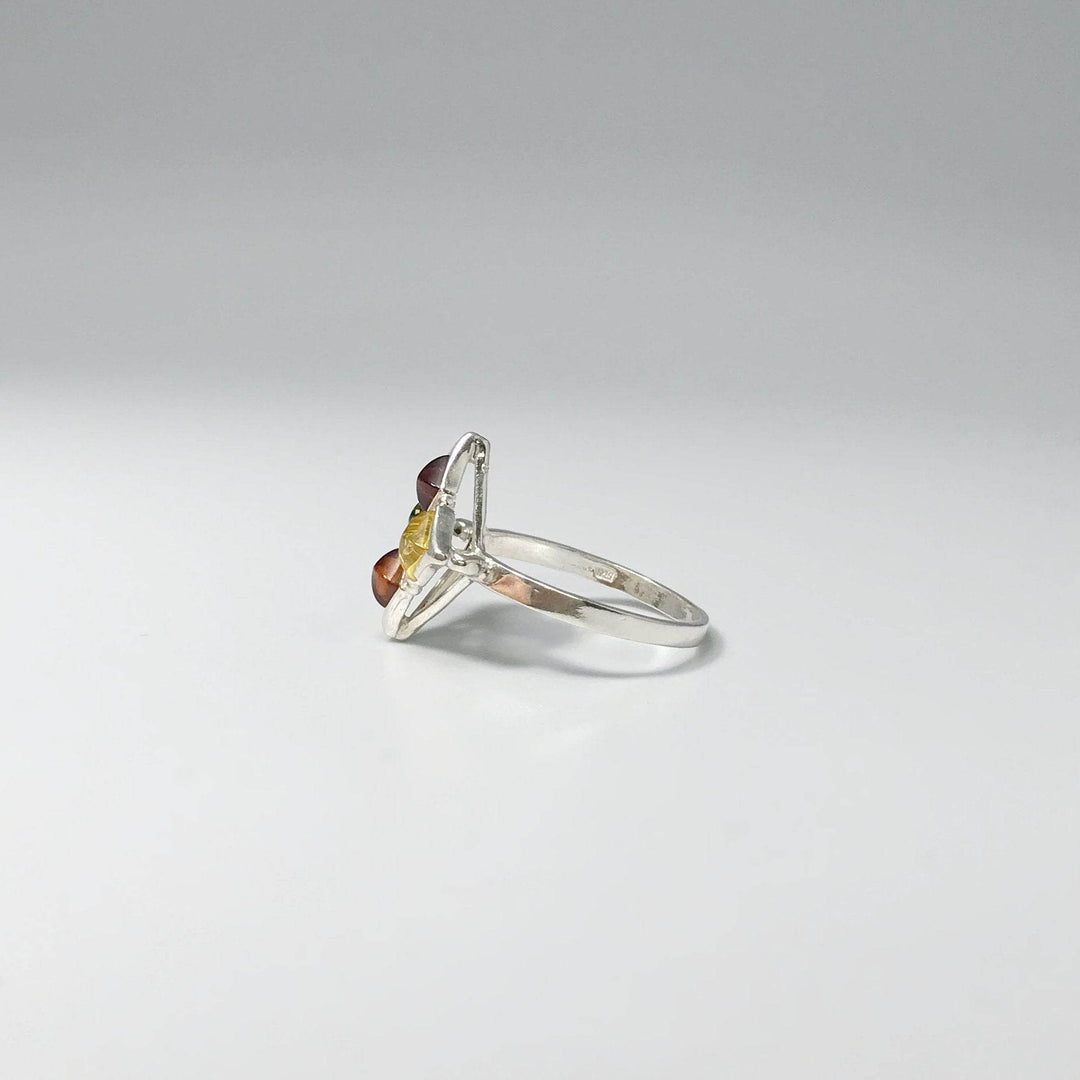 Mixed Amber Ring-Rocks and Gems Canada
