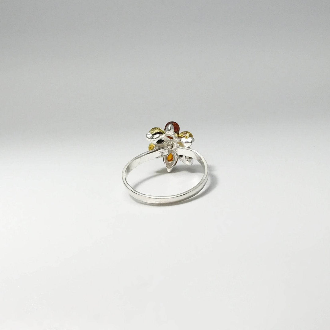 Mixed Amber Ring-Rocks and Gems Canada