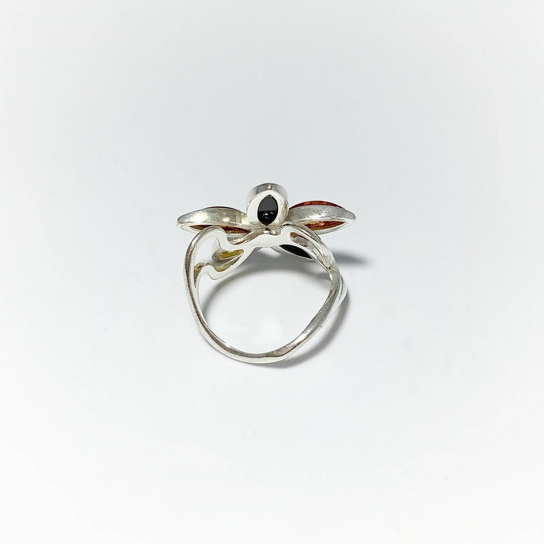 Mixed Amber Ring-Rocks and Gems Canada