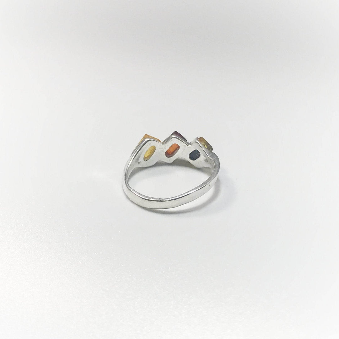 Mixed Amber Ring-Rocks and Gems Canada