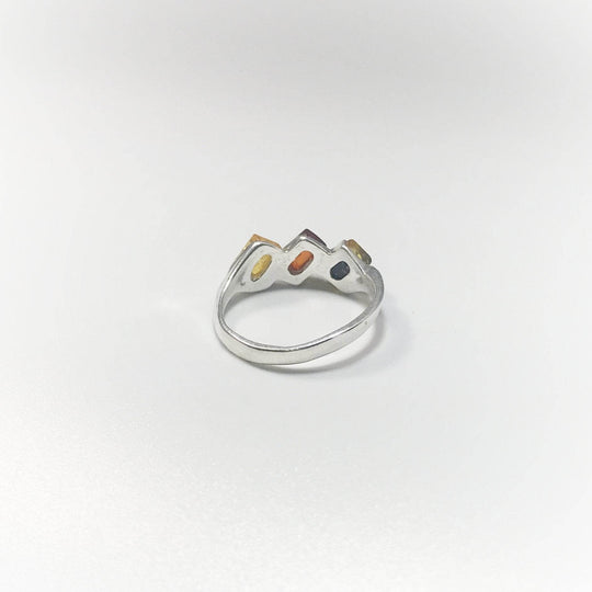 Mixed Amber Ring-Rocks and Gems Canada