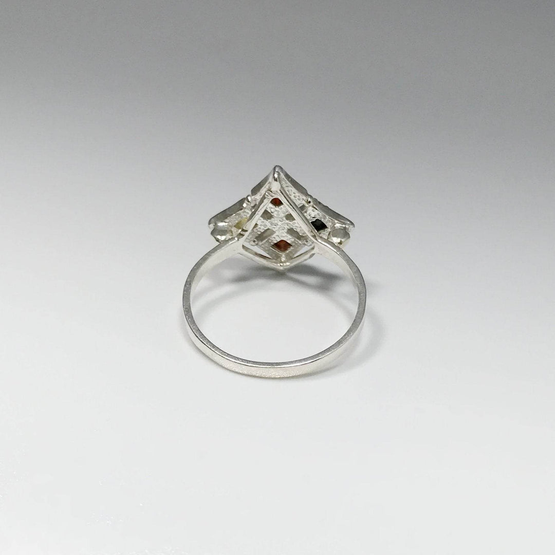Mixed Amber Ring-Rocks and Gems Canada