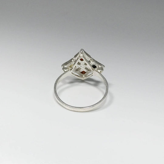 Mixed Amber Ring-Rocks and Gems Canada