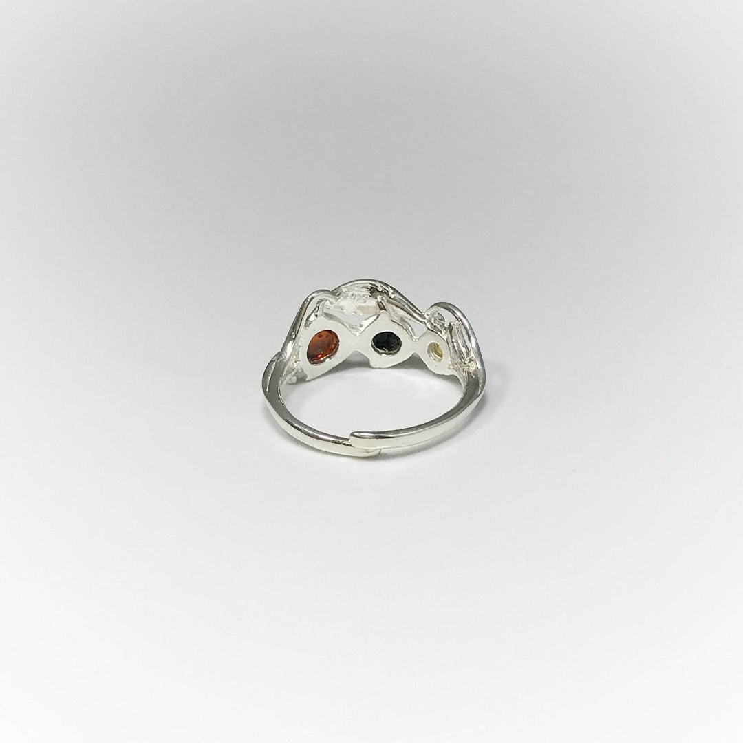 Mixed Amber Ring-Rocks and Gems Canada
