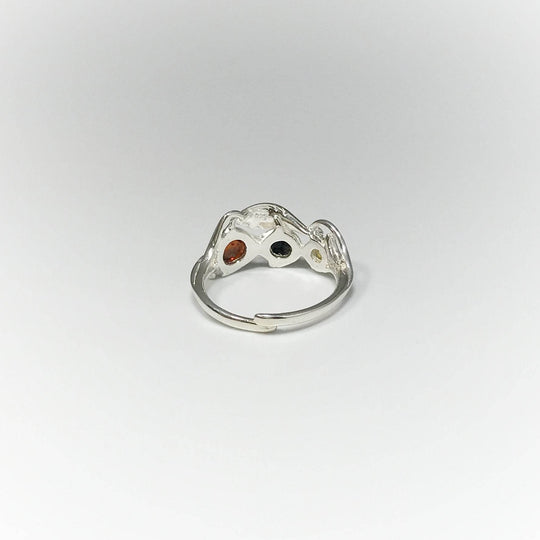 Mixed Amber Ring-Rocks and Gems Canada
