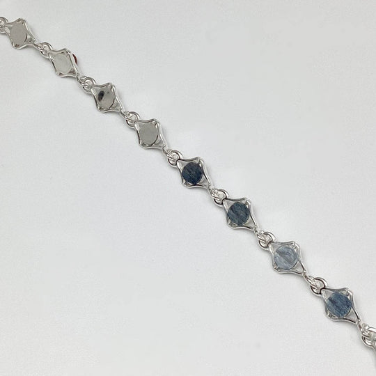 Mixed Amber Sterling Silver Bracelet-Rocks and Gems Canada