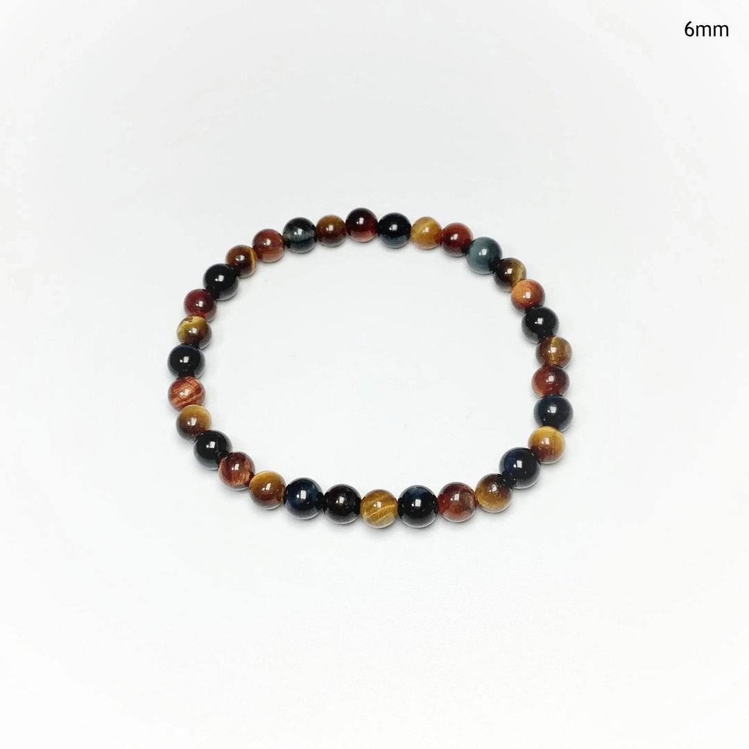 Mixed Tiger Eye Beaded Bracelet-Rocks and Gems Canada