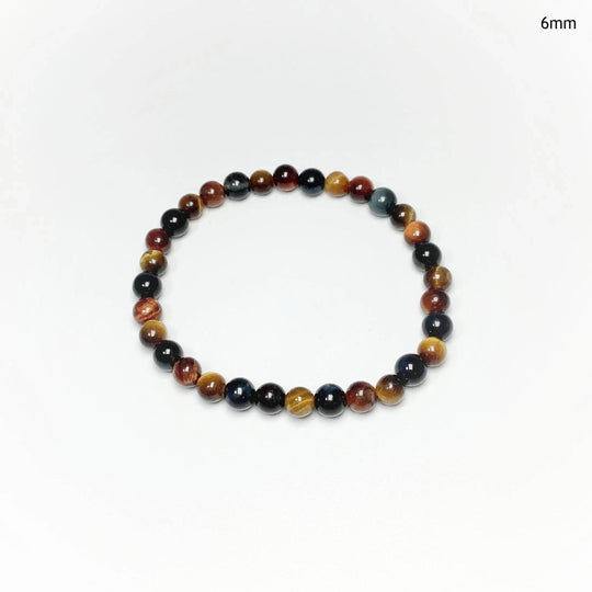 Mixed Tiger Eye Beaded Bracelet-Rocks and Gems Canada