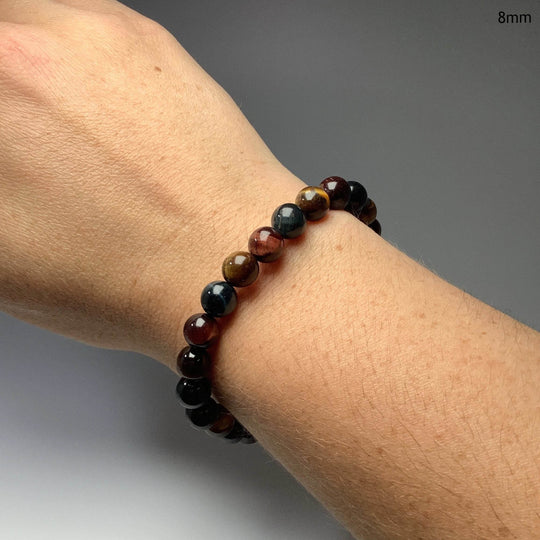 Mixed Tiger Eye Beaded Bracelet-Rocks and Gems Canada