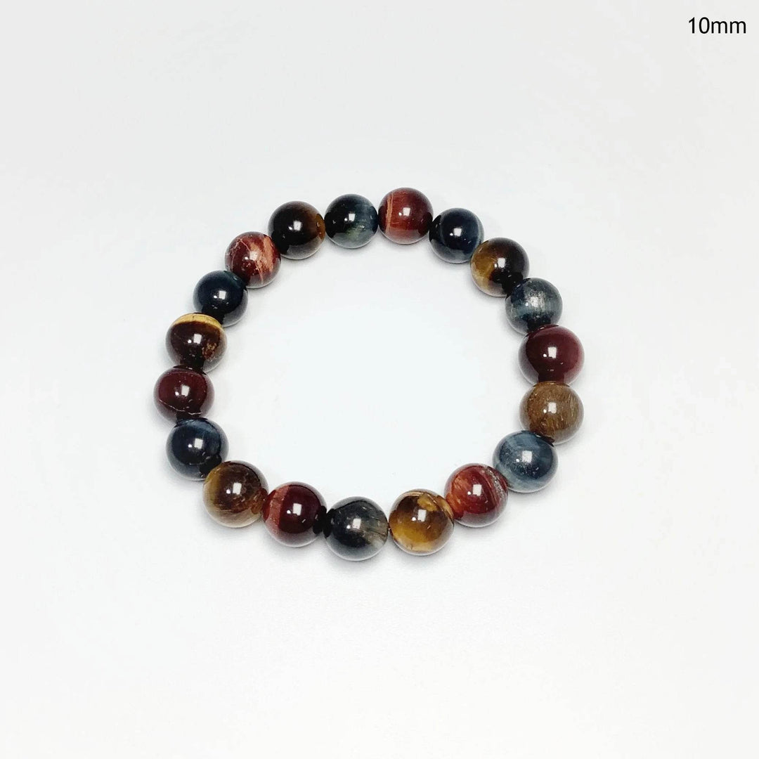 Mixed Tiger Eye Beaded Bracelet-Rocks and Gems Canada