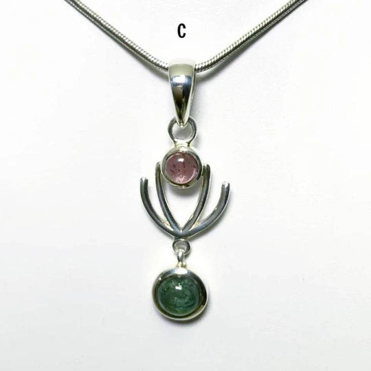 Mixed Tourmaline Pendant-Rocks and Gems Canada