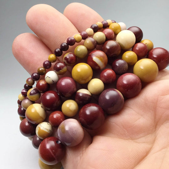 Mookaite Beaded Bracelet-Rocks and Gems Canada