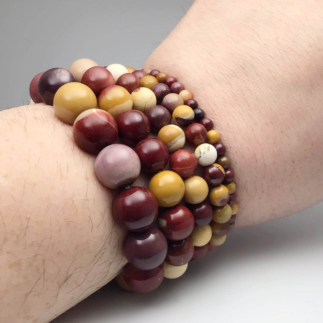 Mookaite Beaded Bracelet-Rocks and Gems Canada