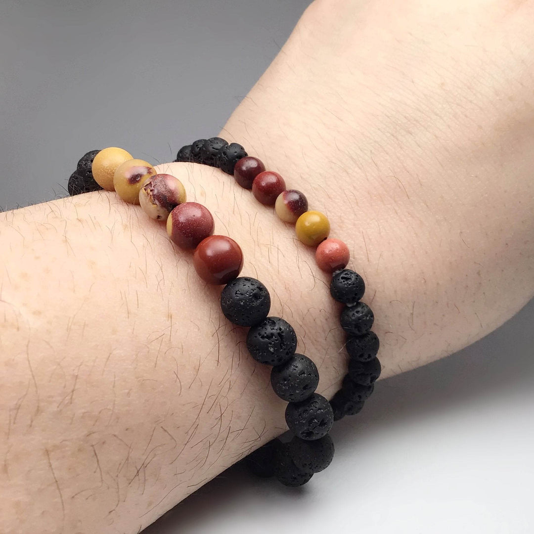 Mookaite Beaded Bracelet-Rocks and Gems Canada