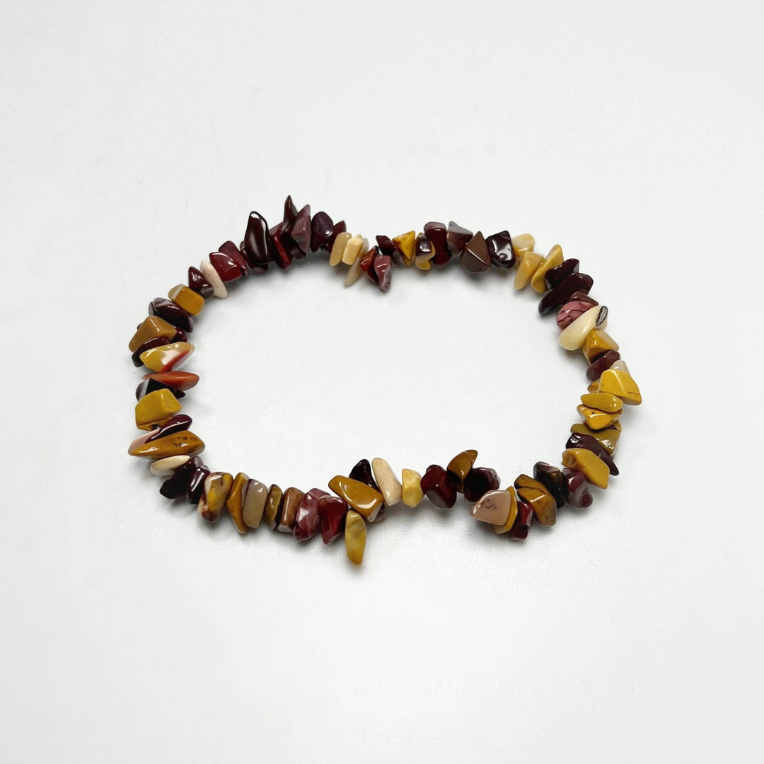 Mookaite Chip Beaded Bracelet-Rocks and Gems Canada