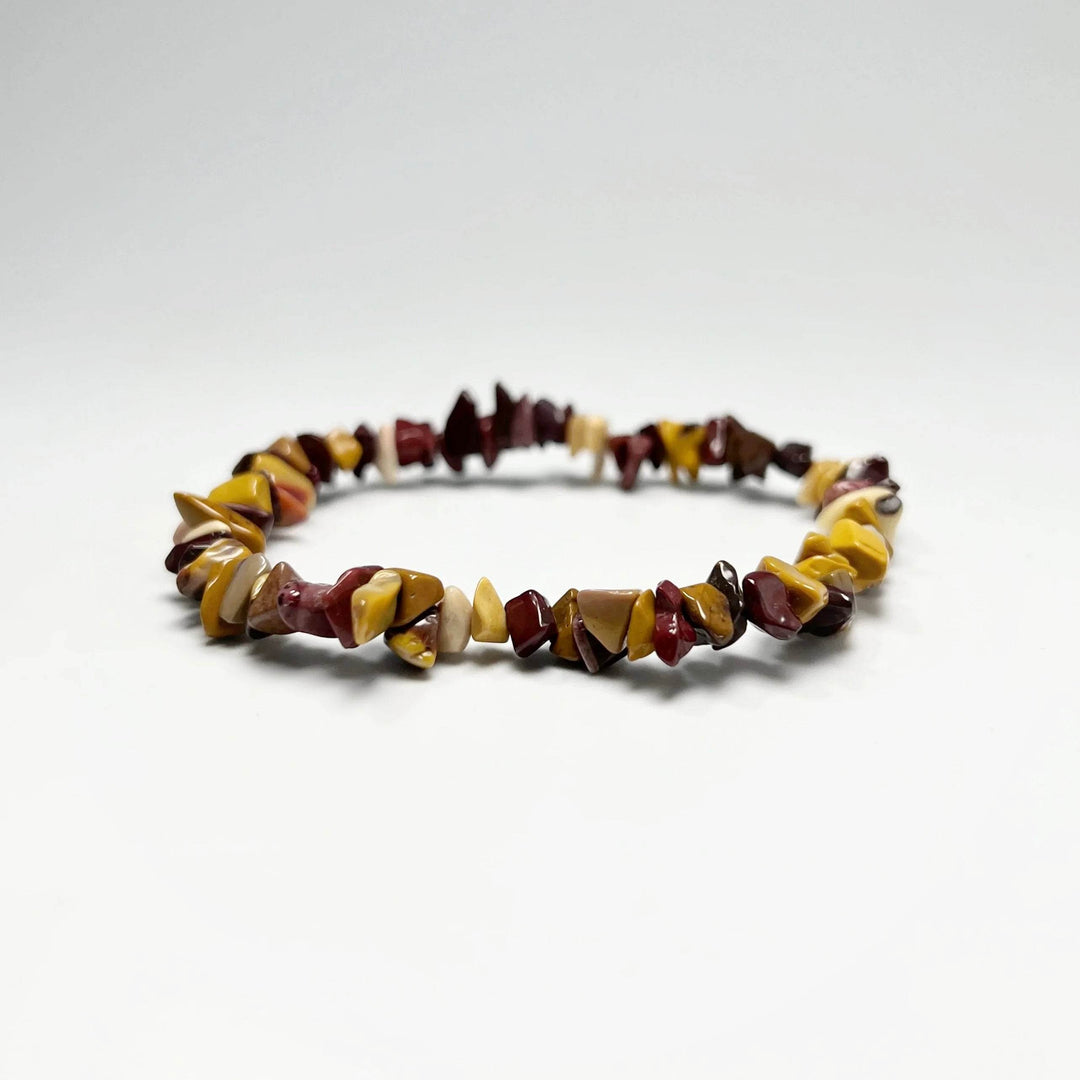 Mookaite Chip Beaded Bracelet-Rocks and Gems Canada
