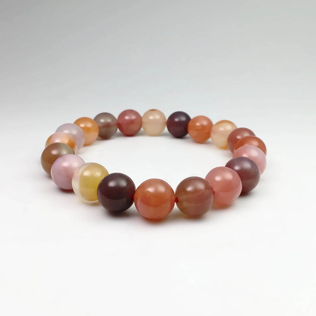 Moon Chalcedony Beaded Bracelet-Rocks and Gems Canada