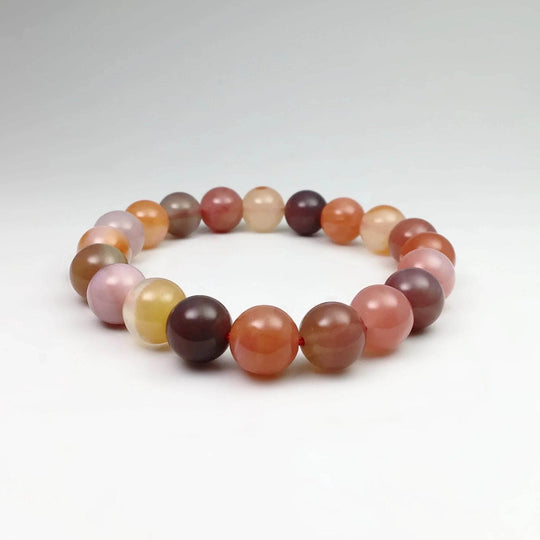 Moon Chalcedony Beaded Bracelet-Rocks and Gems Canada