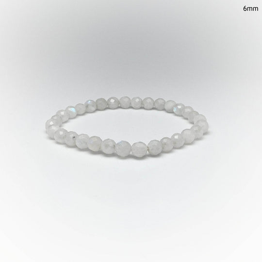 Moonstone Faceted Beaded Bracelet-Rocks and Gems Canada