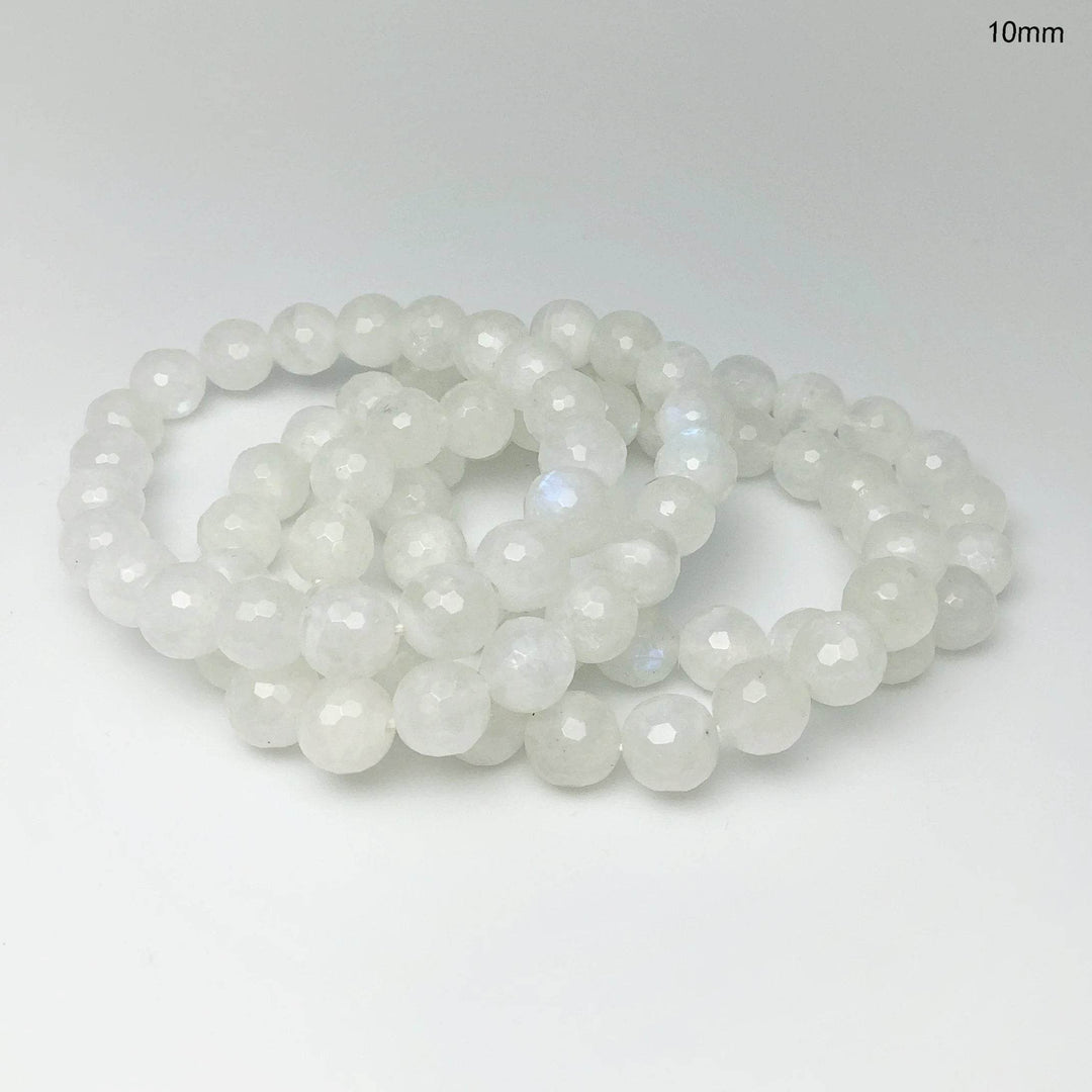 Moonstone Faceted Beaded Bracelet-Rocks and Gems Canada