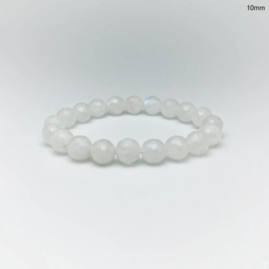 Moonstone Faceted Beaded Bracelet-Rocks and Gems Canada