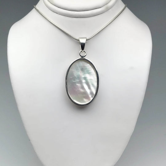 Mother of Pearl Cameo Pendant-Rocks and Gems Canada