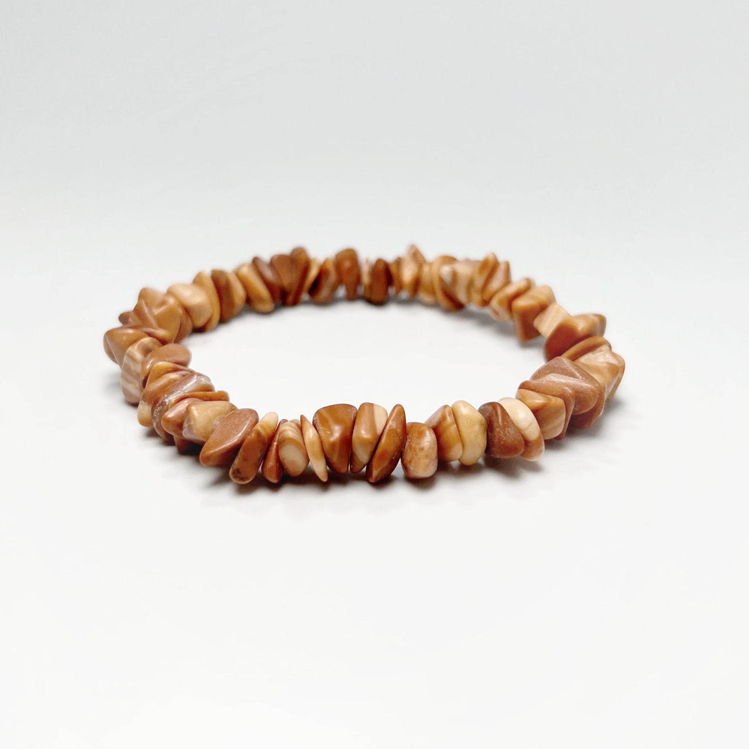 Mudline Jasper Chip Beaded Bracelet-Rocks and Gems Canada