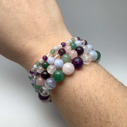 Multistone Beaded Bracelet-Rocks and Gems Canada