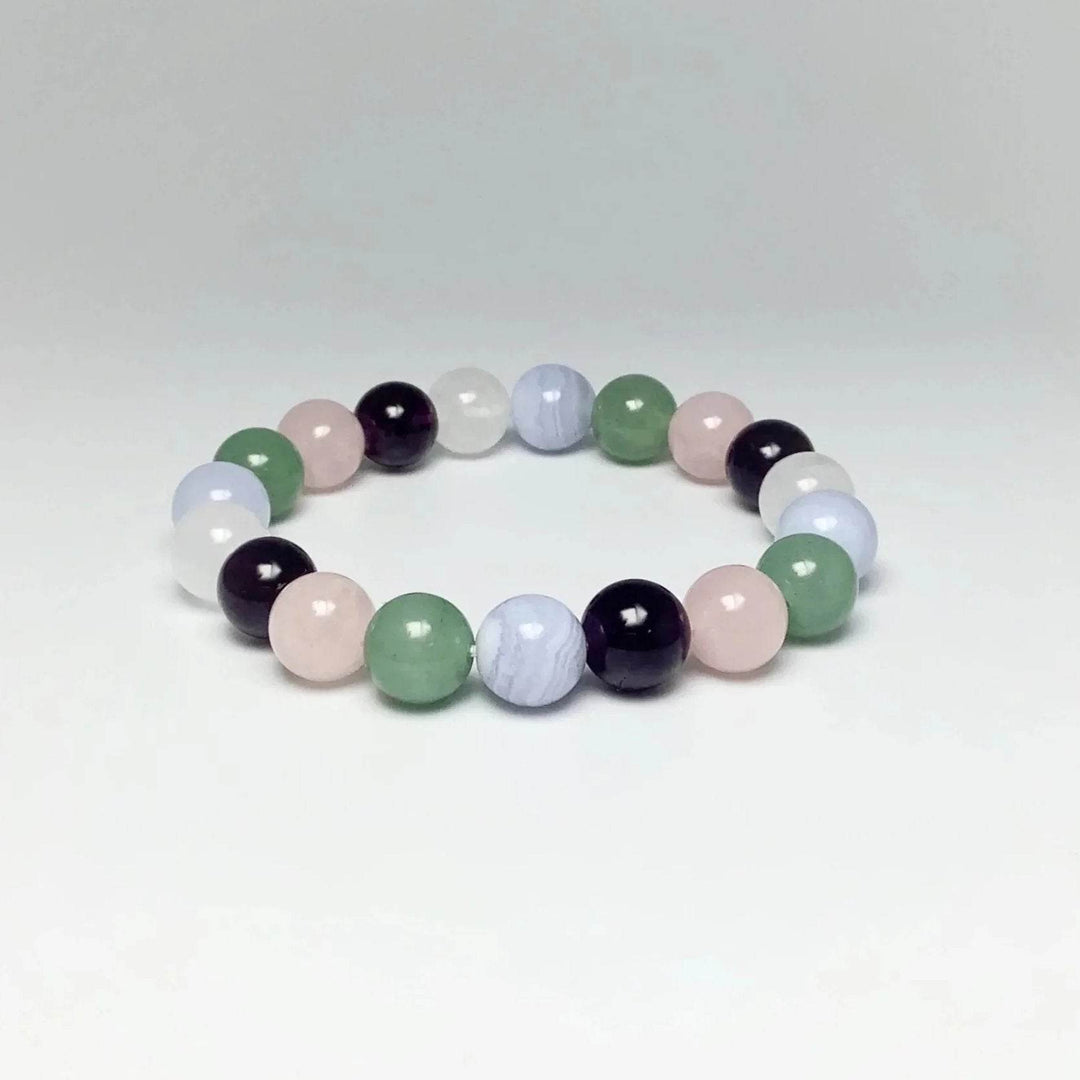 Multistone Beaded Bracelet-Rocks and Gems Canada