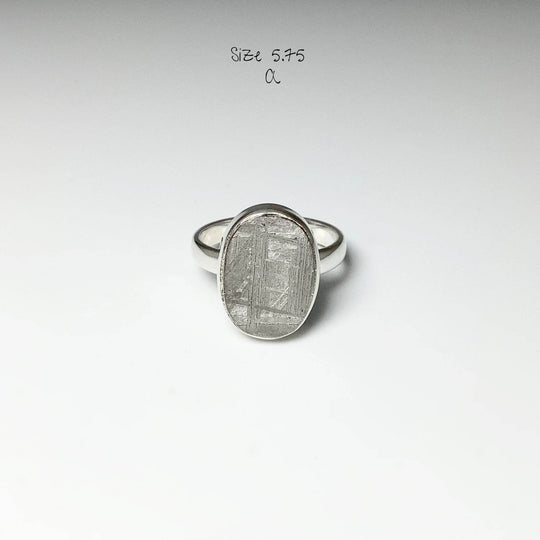 Muonionalusta Meteorite Ring-Rocks and Gems Canada