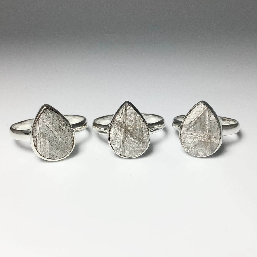 Muonionalusta Meteorite Ring-Rocks and Gems Canada