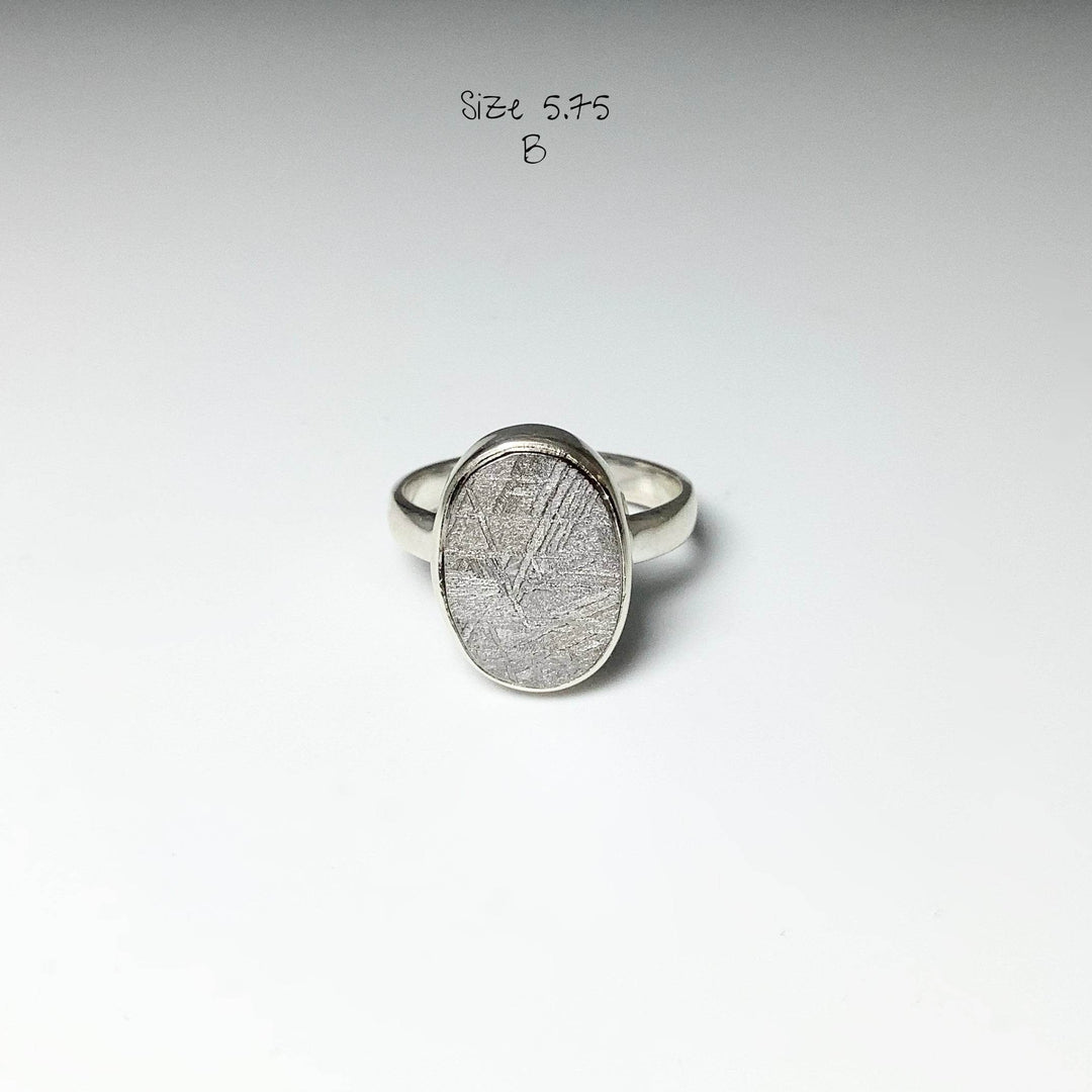 Muonionalusta Meteorite Ring-Rocks and Gems Canada