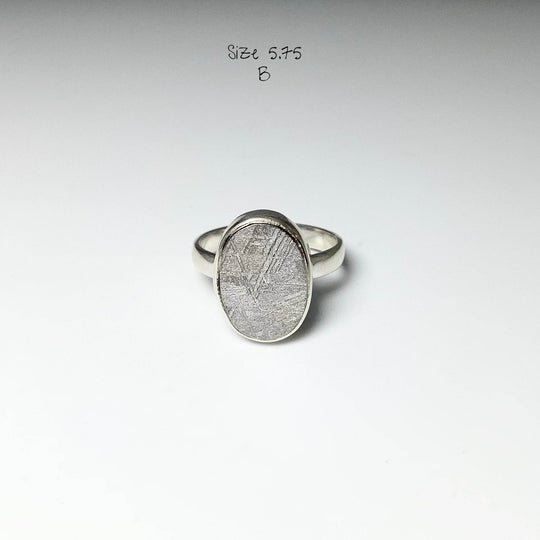 Muonionalusta Meteorite Ring-Rocks and Gems Canada