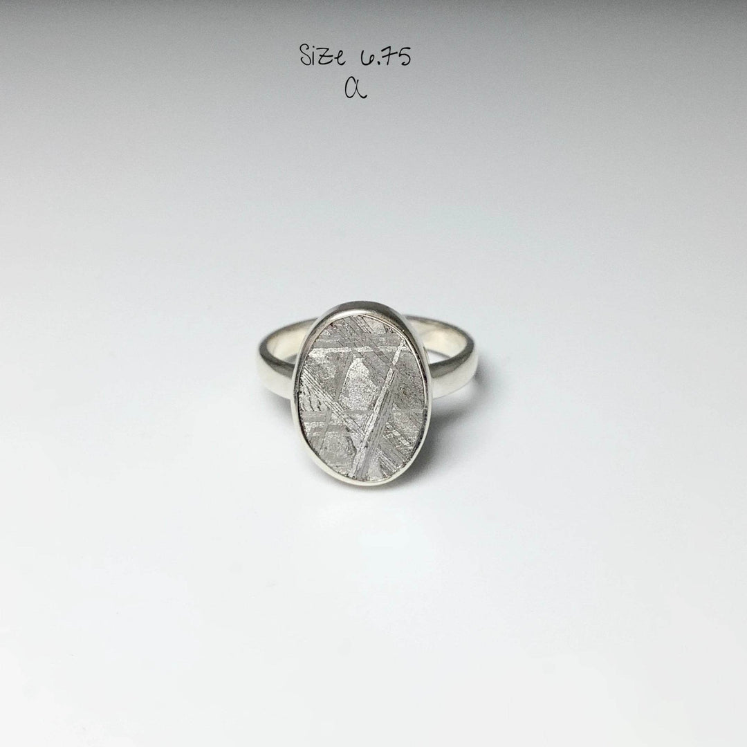 Muonionalusta Meteorite Ring-Rocks and Gems Canada