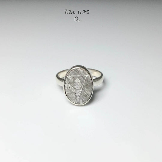 Muonionalusta Meteorite Ring-Rocks and Gems Canada