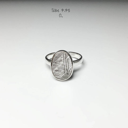 Muonionalusta Meteorite Ring-Rocks and Gems Canada