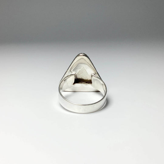 Muonionalusta Meteorite Triangle Setting Ring-Rocks and Gems Canada