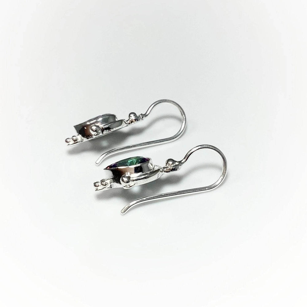 Mystic Topaz Dangle Earrings-Rocks and Gems Canada